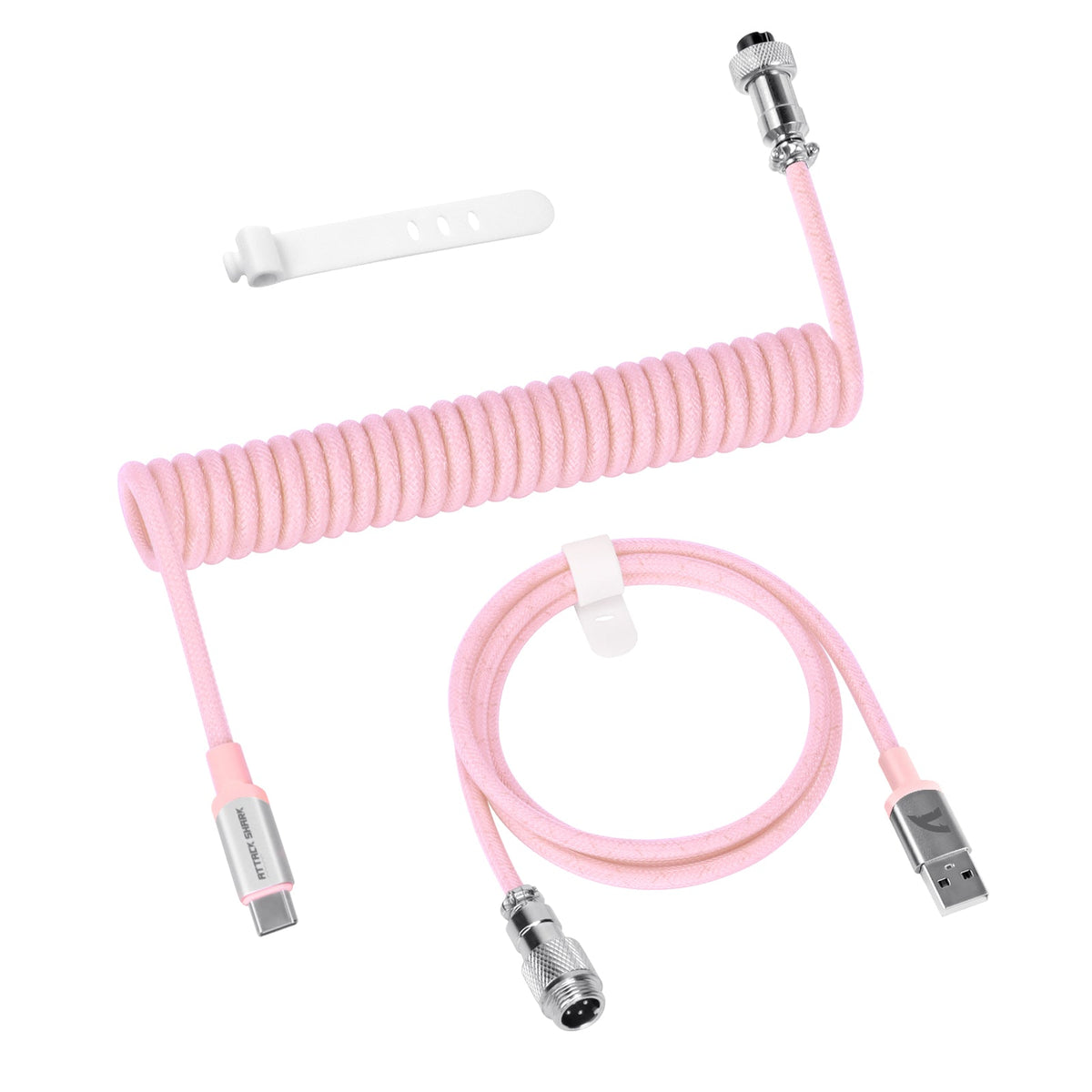 Attack Shark C01PRO Coiled USB-C Cable
