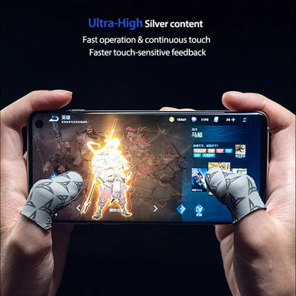 Flydigi P1 Lite - Silver Cloth Mobile Gaming Finger Sleeve