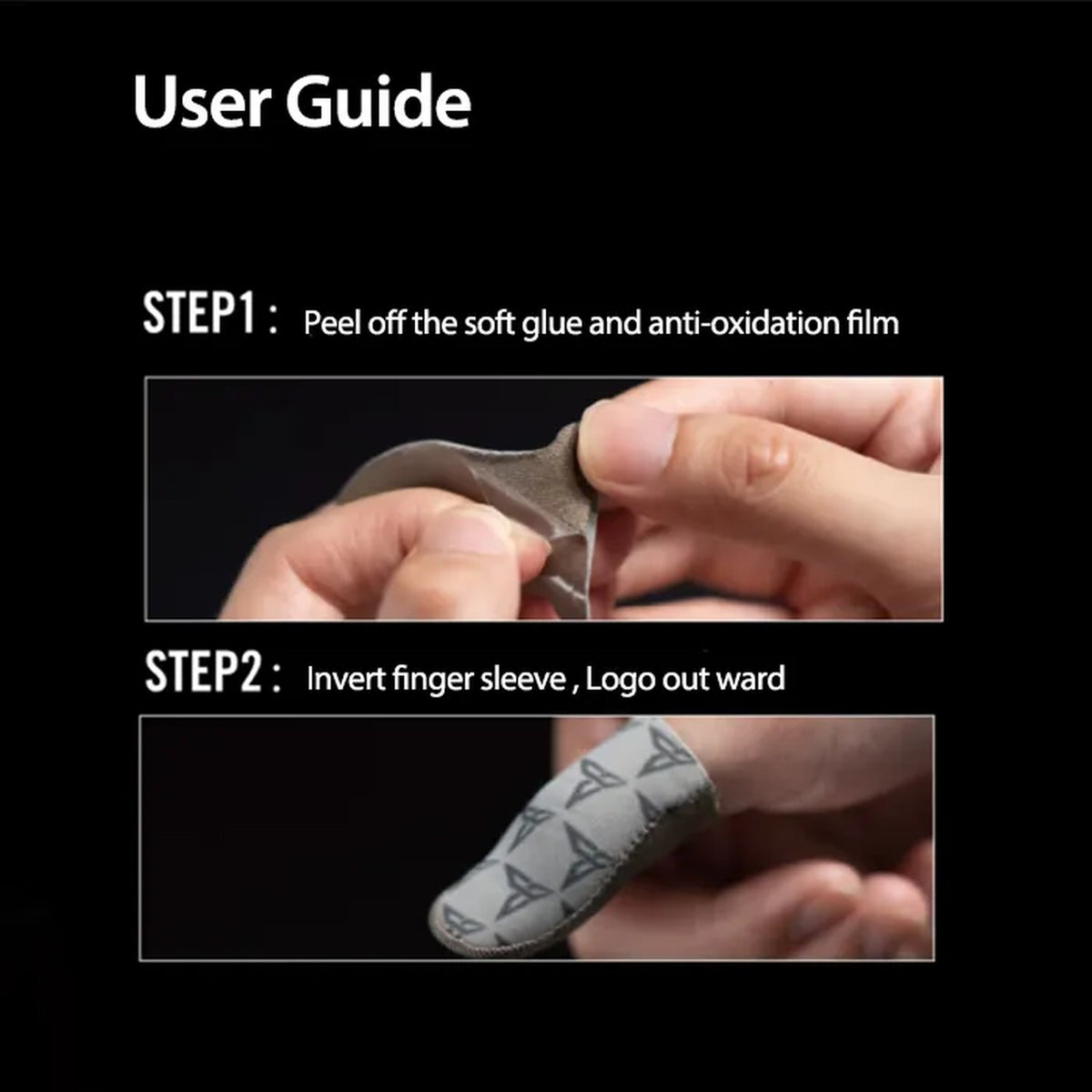 Flydigi P1 Lite - Silver Cloth Mobile Gaming Finger Sleeve