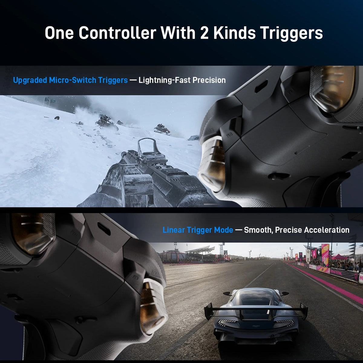Flydigi Vader 5 Pro Wireless Hall Effect Joystick Controller - Windows Android Switch