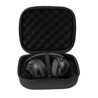 Large Headphone Carry Case - Clamshell Headphone Carrying Case