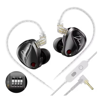 KZ Duonic - Tunable Triple Driver Planar + DD Earphones IEM