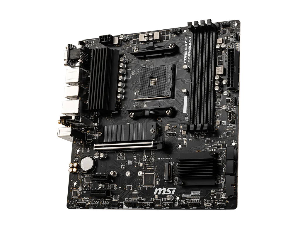 MSI B550m PRO-VDH WiFi - AMD mATX AM4 Motherboard