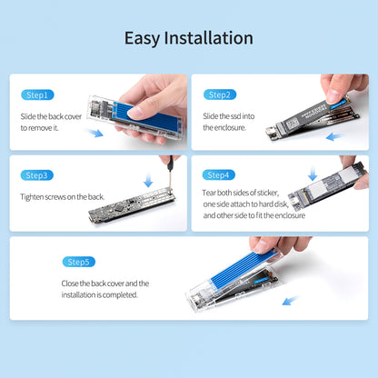 ORICO M.2 SATA and NVME USB-C 3.1 GEN2 SSD Enclosure