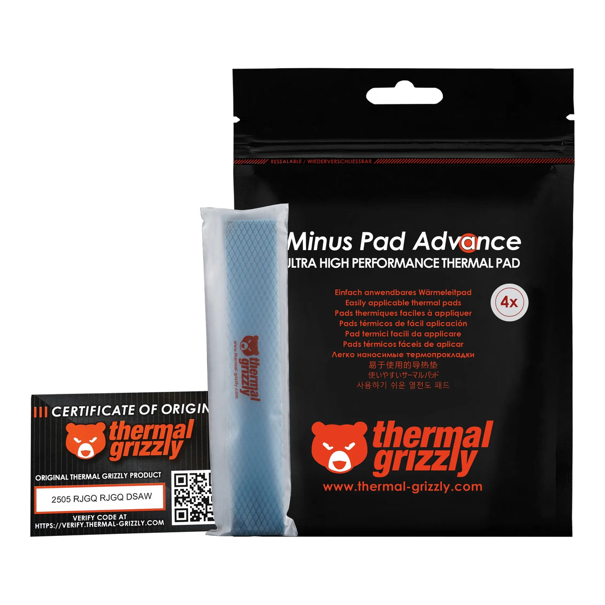 Thermal Grizzly Minus Pad Advance - Thermal Pad