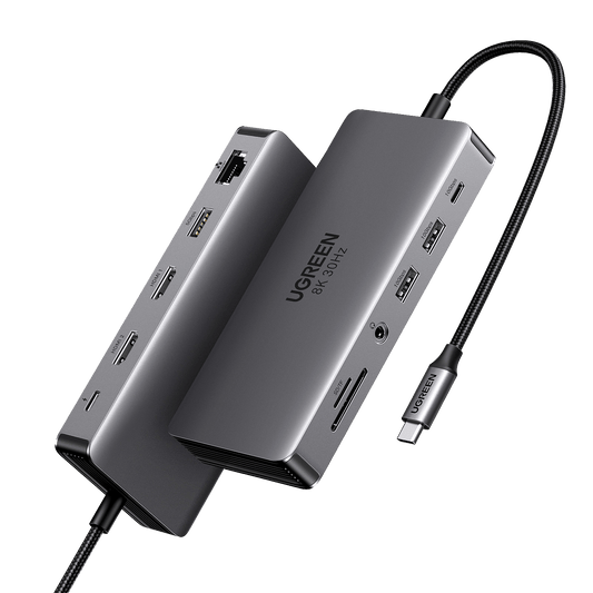 UGREEN Revodok Pro 211 11-in-1 USB-C Hub  - 10Gbps Dual Display - CM681