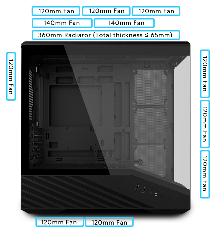 Lian Li Vector V100 Mini - Tempered Glass mATX Mid-Tower Case