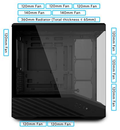 Lian Li Vector V100 Mini - Tempered Glass mATX Mid-Tower Case