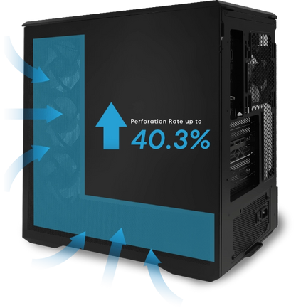 Lian Li Vector V100 Mini - Tempered Glass mATX Mid-Tower Case