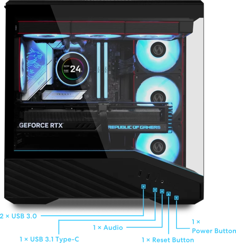 Lian Li Vector V100 Mini - Tempered Glass mATX Mid-Tower Case