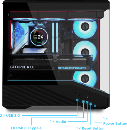 Lian Li Vector V100 Mini - Tempered Glass mATX Mid-Tower Case