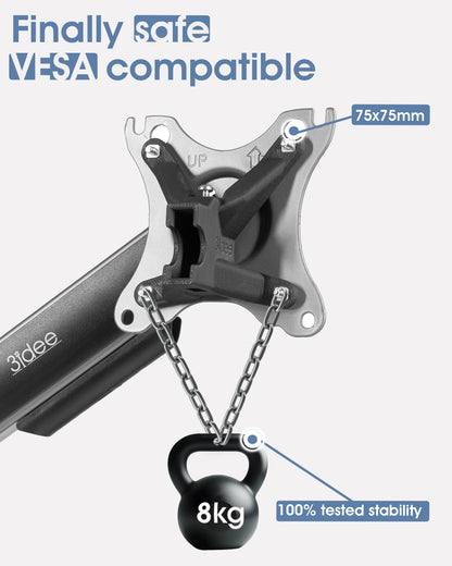 HP Monitor Vesa Mount Adapter - M series (m27f / m24f / m32f) - 75x75mm
