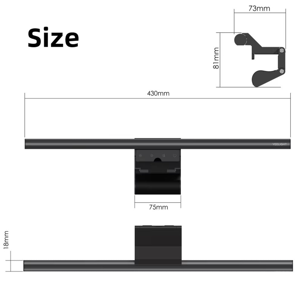 Yeelight Aries - Touch LED Monitor Light Bar (without remote)