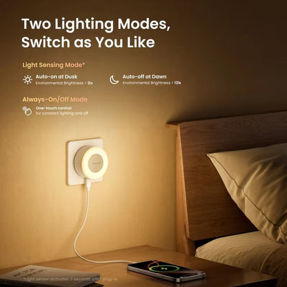 Yeelight Jelly 4 Plus - Plug In USB Charger with Night Light