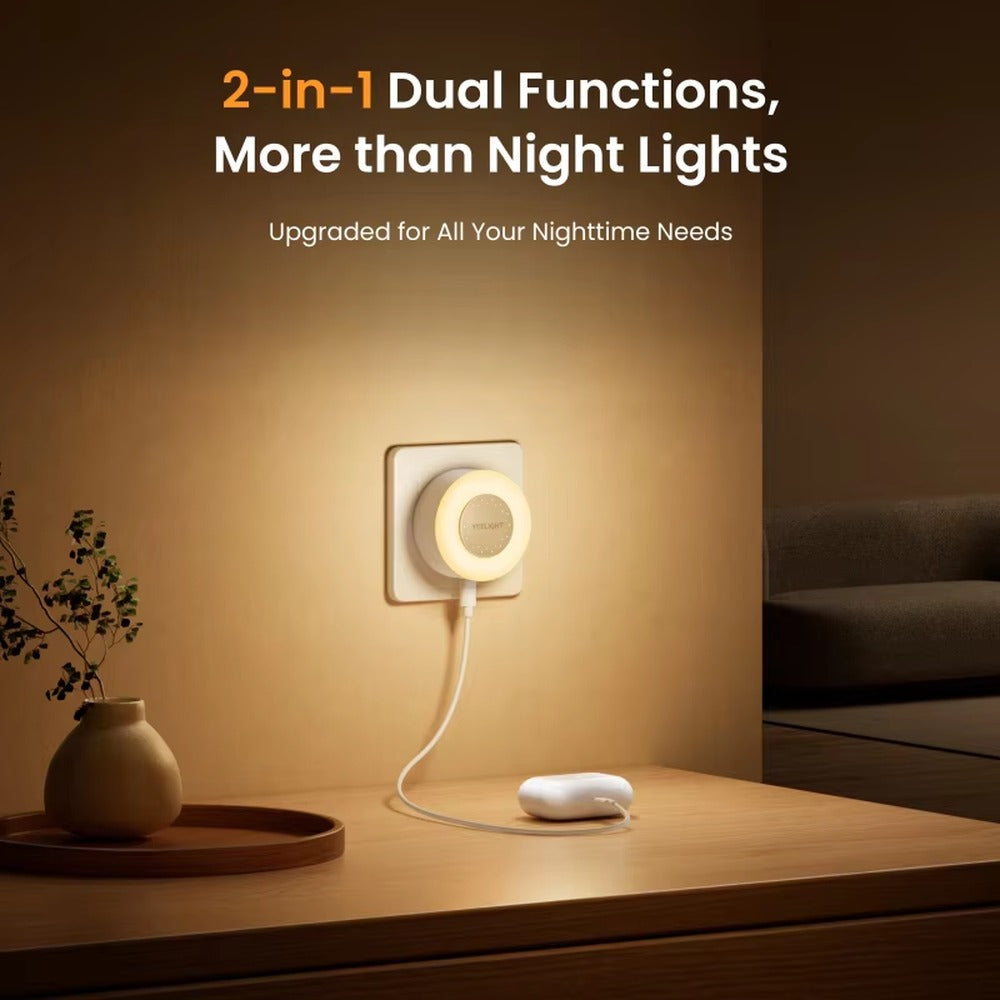 Yeelight Jelly 4 Plus - Plug In USB Charger with Night Light
