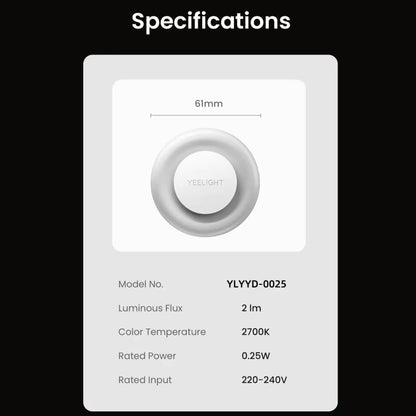 Yeelight Jelly 4 Plus - Plug In USB Charger with Night Light