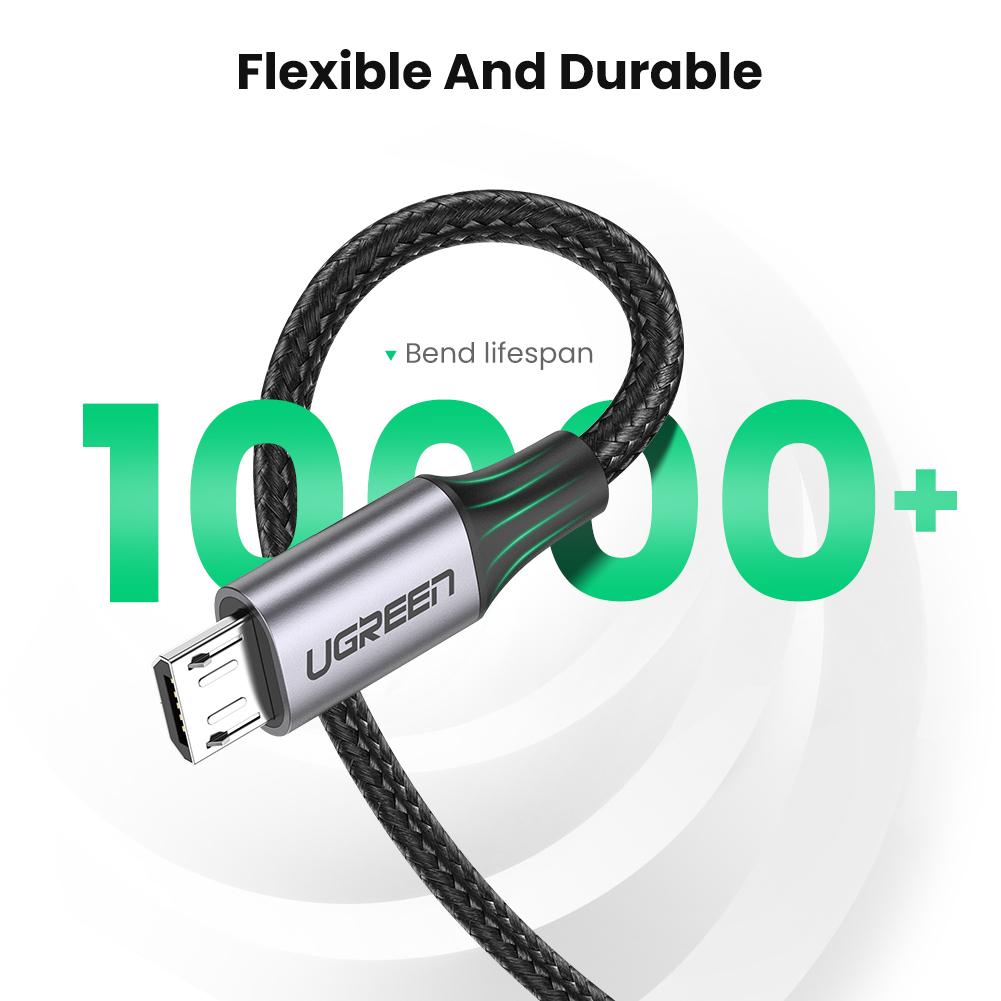 UGREEN Micro USB 18W 3A Fast-Charge Cable