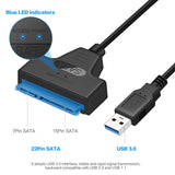 USB 3.0 to SATA III UASP Adapter Cable for 2.5" Hard Drive