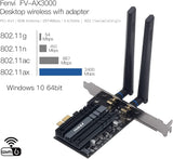 Fenvi FV-AX3000 PCIe Wi-Fi 6 + Bluetooth 5.0 wireless network adapter