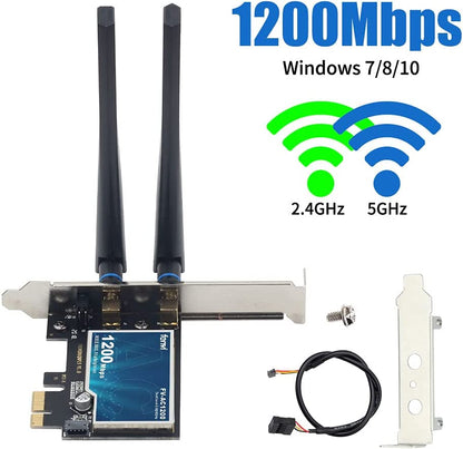 Fenvi FV-AC1200 PCIe Wi-Fi 5 + Bluetooth 4.2 wireless network adapter
