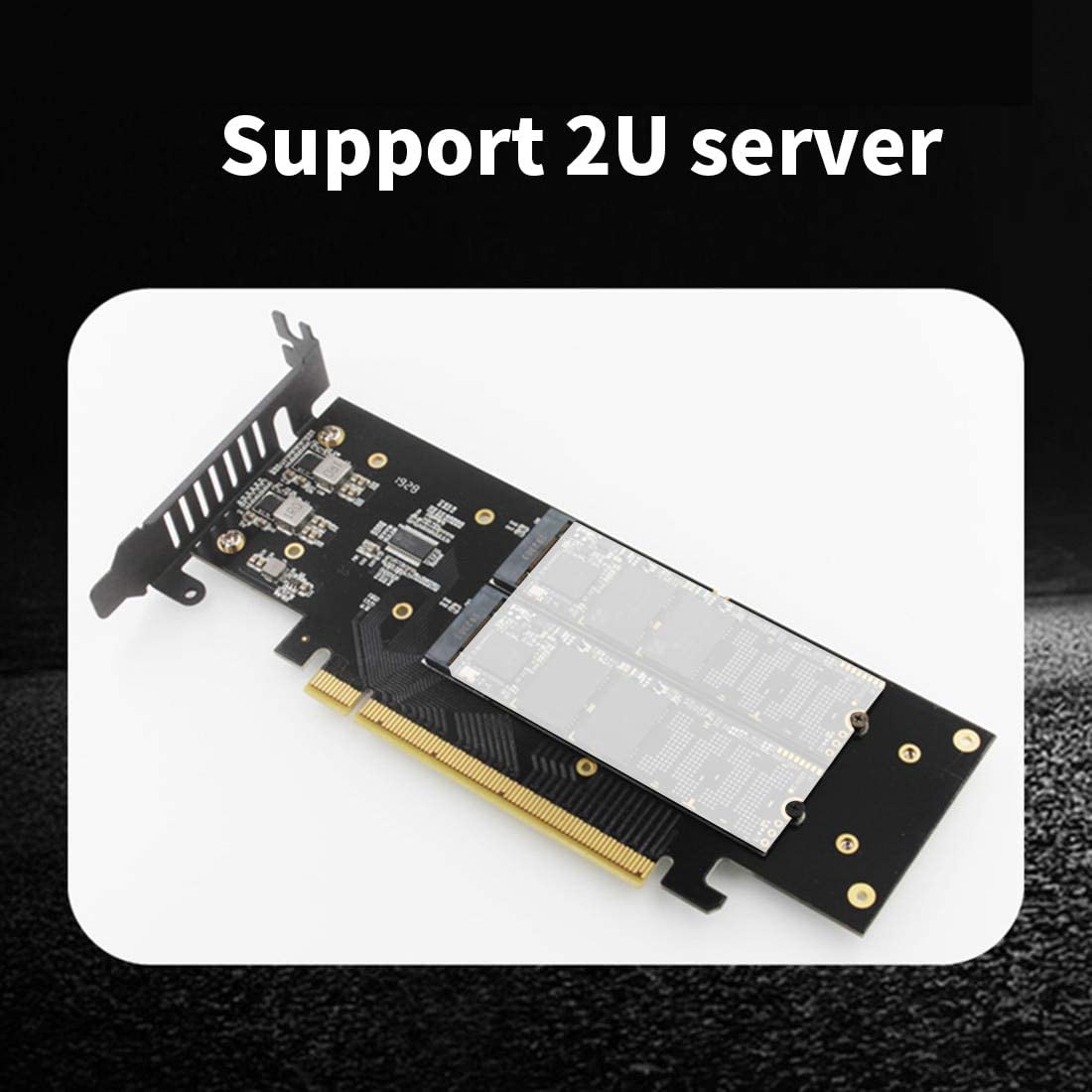 JEYI iHyper-Pro M.2 X16 to 4X PCIE 4.0 GEN4 Expansion Card