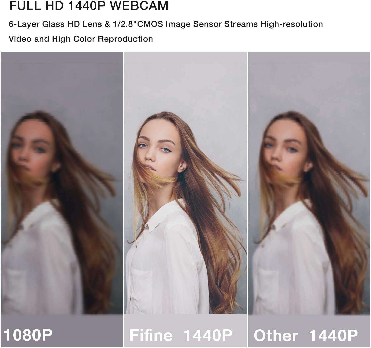fifine k420 webcam 1440p stream web