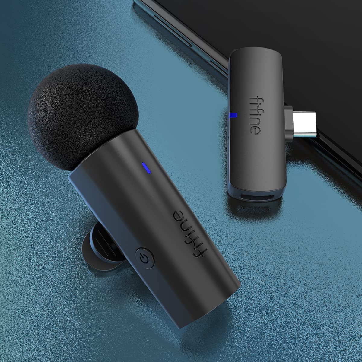 FIFINE M6 - Wireless Omnidirectional Lavalier Lapel Microphone