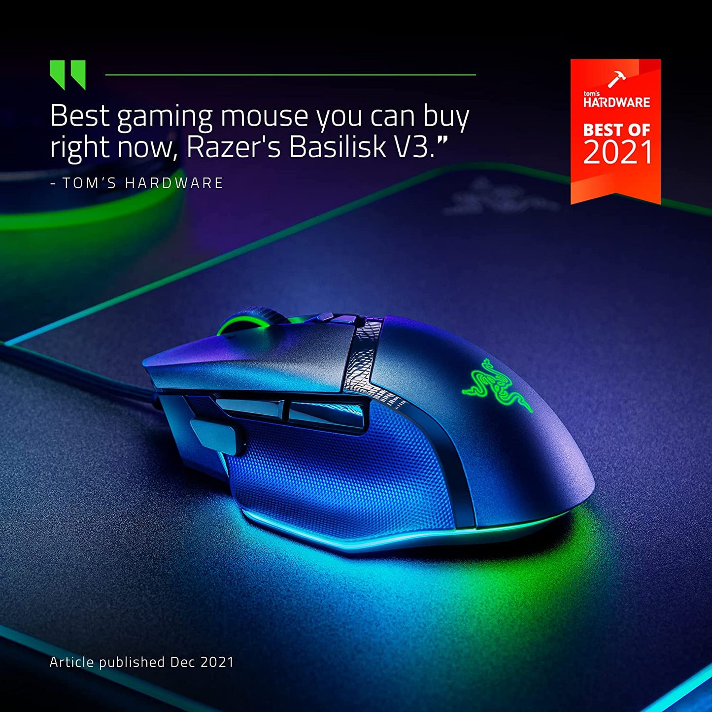 Razer Basilisk V3 - Wired Gaming Mouse