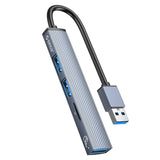 ORICO USB-A to USB3.0 Hub - 4-Port With TF Card Slot