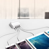 ORICO 20W 4-Port USB Charging Station with Phone Stand