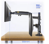 NB North Bayou computer monitor stand - Dual Arm H180