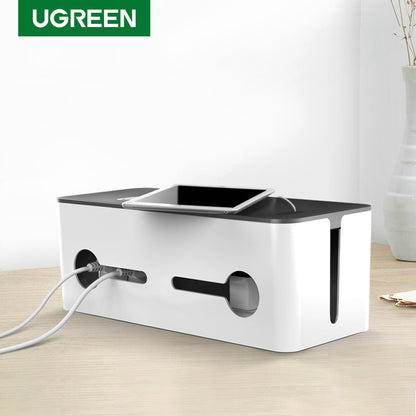 UGREEN Universal Cable Management Box - White L Size