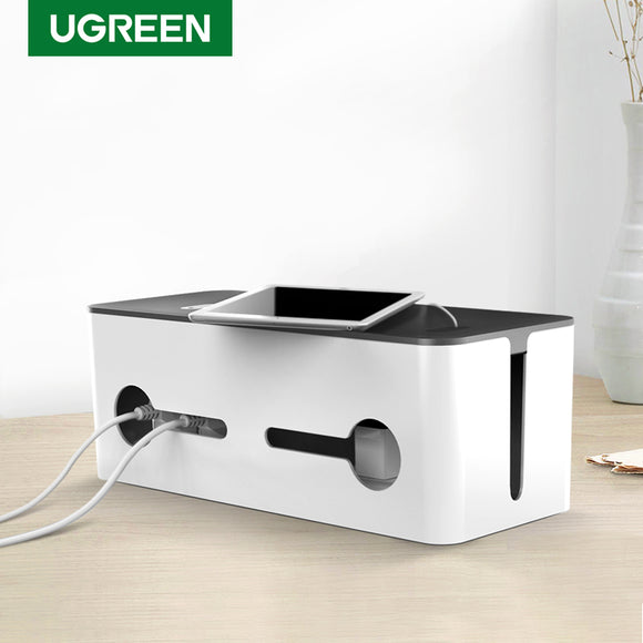 UGREEN Universal Cable Management Box - White L Size