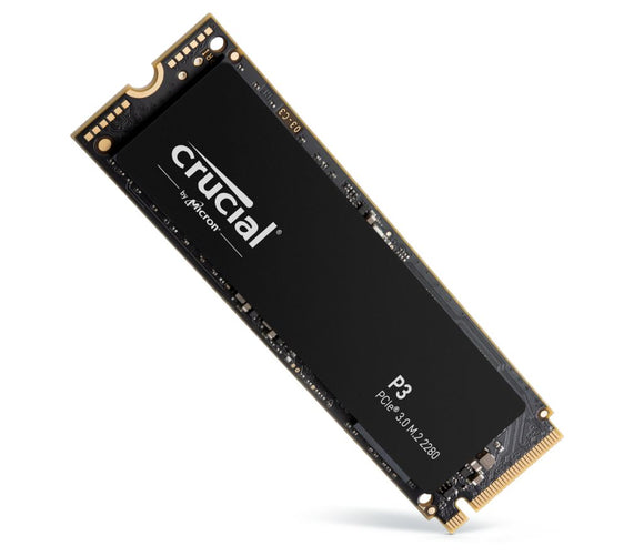 Crucial P3 NVMe SSD - 500GB / 1TB