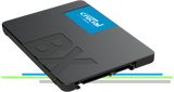 Crucial BX500 2.5" SATA SSD - 500GB / 1TB